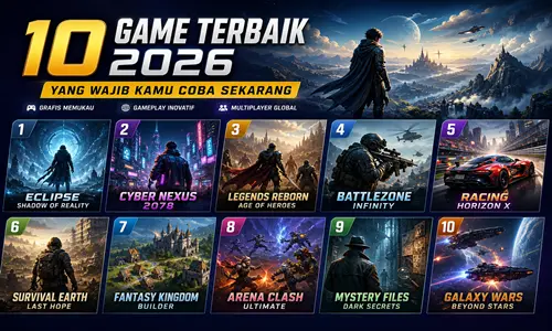 Inilah 10 Game Terbaik 2026 Yang Wajib Kamu Coba Sekarang